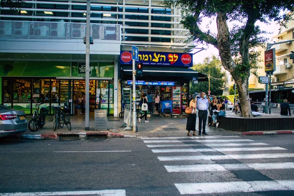 Tel Aviv Israel November 2020 Visa Oidentifierade Israeliska Folket Med — Stockfoto