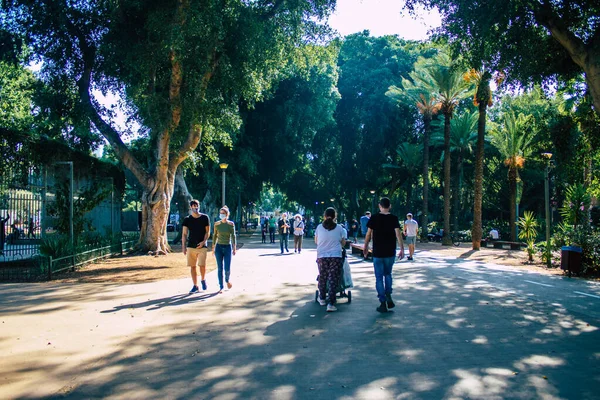 Tel Aviv Israele Novembre 2020 Veduta Persone Israeliane Non Identificate — Foto Stock