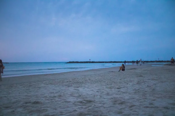 Tel Aviv Israel Listopad 2020 Pohled Neidentifikované Izraelce Obdivující Západ — Stock fotografie