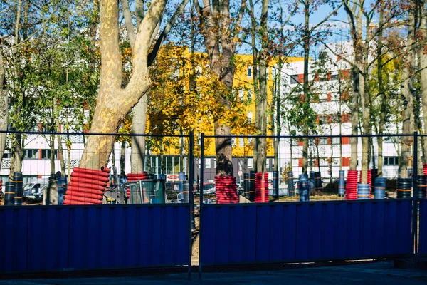 Reims França Novembro 2020 Vista Local Desenvolvimento Passeio Reims Centro — Fotografia de Stock