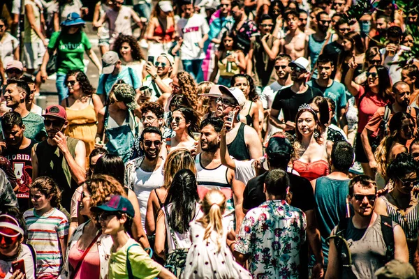Tel Aviv Israel June 2019 View Unidentified People Participating Gay — Stock Photo, Image