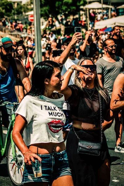 Tel Aviv Srail Haziran 2019 Cinsel Yönelim Özgürlüğü Için Lbgt — Stok fotoğraf