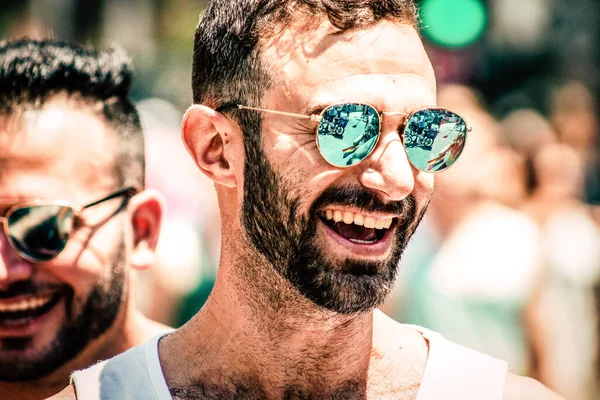 Tel Aviv Israel Junio 2019 Vista Personas Identificadas Participando Desfile — Foto de Stock