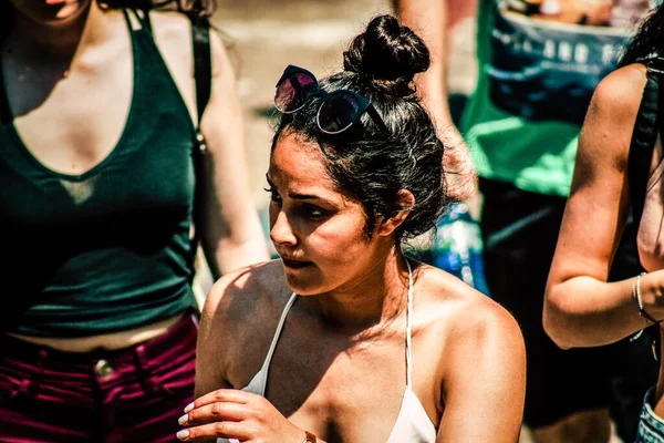 Tel Aviv Israel Junio 2019 Vista Personas Identificadas Participando Desfile —  Fotos de Stock