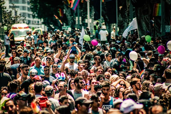 Tel Aviv Israel Juni 2019 Utsikt Över Oidentifierade Personer Som — Stockfoto