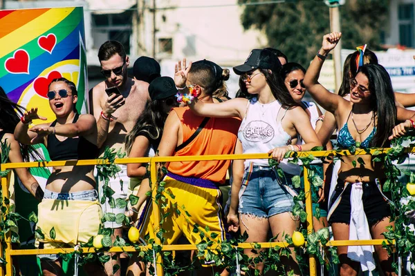 Tel Aviv Israel Června 2019 Pohled Neidentifikované Osoby Účastnící Přehlídky — Stock fotografie