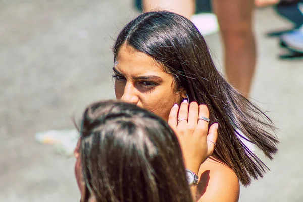 Tel Aviv Israel Junio 2019 Vista Personas Identificadas Participando Desfile — Foto de Stock