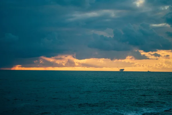 Israël Novembre 2020 Vue Paysage Marin Nord Israël Avec Ciel — Photo