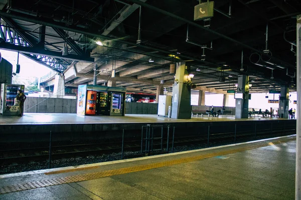 Тель Авів Ізраїль Листопада 2020 Вид Платформи Залізничної Станції Тель — стокове фото