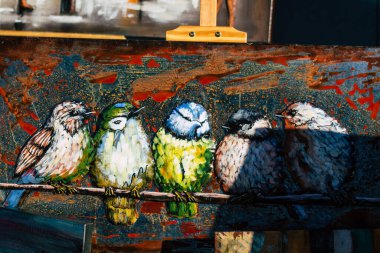 Reims France 28 Kasım 2020 Coronavirus salgını sırasında Fransa 'da pazarda satılan dekoratif nesnelerin kapatılması