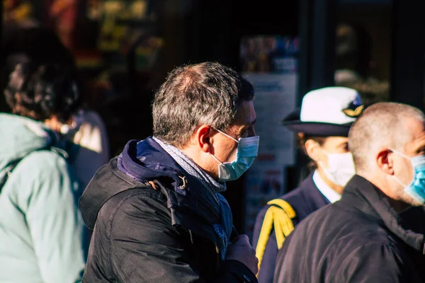 Reims France Novembre 2020 Giornalisti Sul Viaggio Jean Castex Bruno — Foto Stock