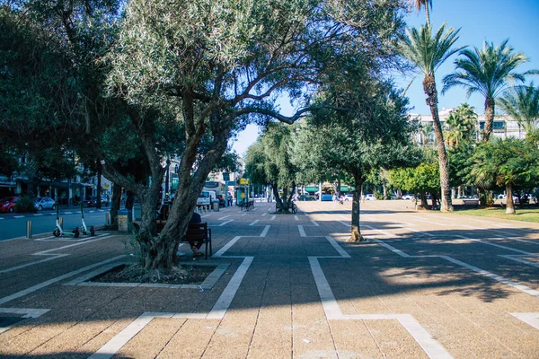 Tel Aviv Israel Diciembre 2020 Vista Personas Israelíes Identificadas Divirtiéndose — Foto de Stock