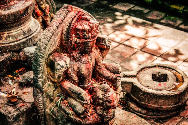 Templo Pashupatinath Criado Século Famoso Sagrado Templo Hindu Complexo Que — Fotografia de Stock