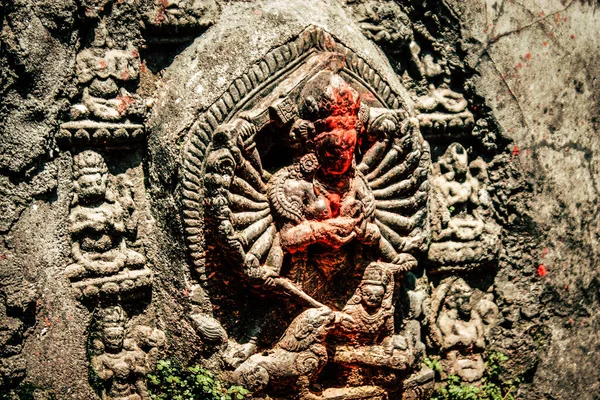 Templo Pashupatinath Criado Século Famoso Sagrado Templo Hindu Complexo Que — Fotografia de Stock