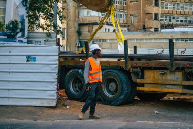 Tel Aviv İsrail 10 Aralık 2020 Tel Aviv sokaklarında Coronavirus salgını İsrail 'i vurdu.
