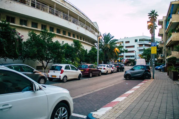 Tel Aviv Israel December 2020 Utsikt Över Fasaden Modern Byggnad — Stockfoto