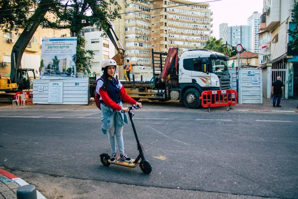 Tel Aviv Israel Dezember 2020 Blick Auf Unbekannte Die Während — Stockfoto