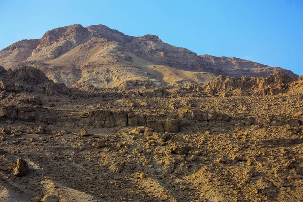 Mountain Nature Landscape Desert Sunny Day Negev Desert Israel — Stock Photo, Image