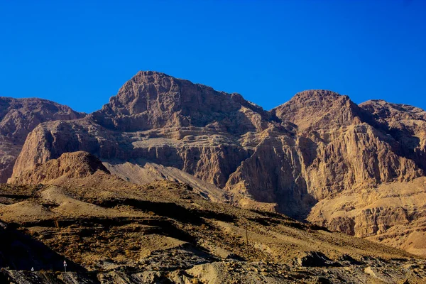 Mountain Nature Landscape Desert Sunny Day Negev Desert Israel — Stock Photo, Image