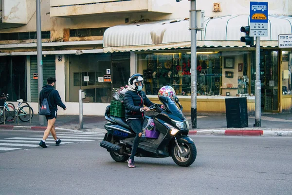 Tel Aviv Srail Aralık 2020 Kilit Altındayken Coronavirus Salgını Srail — Stok fotoğraf