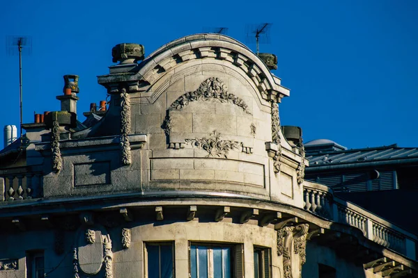 Reims Francia Diciembre 2020 Vista Fachada Edificio Histórico Situado Reims —  Fotos de Stock