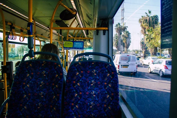 Tel Aviv Israel December 2020 View Unidentified Israeli Person Face — Fotografia de Stock