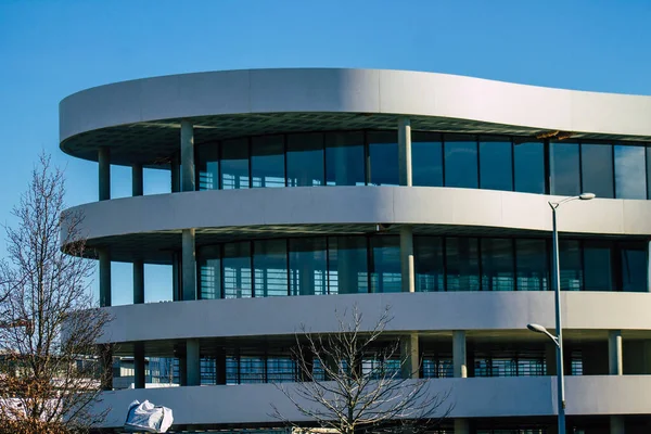 Reims France December 2020 View Facade Modern Building Located Reims — Stock Photo, Image