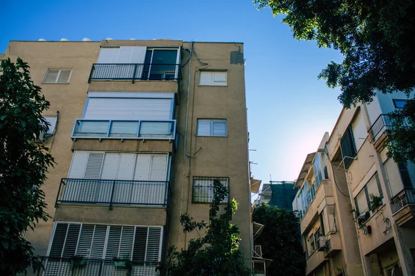 Tel Aviv Israel Diciembre 2020 Vista Fachada Edificio Moderno Ubicado —  Fotos de Stock