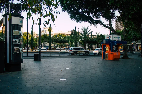 Tel Aviv Israel December 2020 Tekintse Meg Hagyományos Izraeli Rendőrautó — Stock Fotó