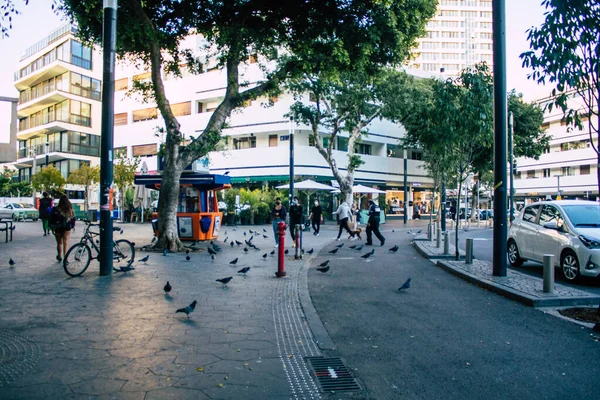 Tel Aviv Israel Diciembre 2020 Vista Personas Israelíes Identificadas Caminando —  Fotos de Stock