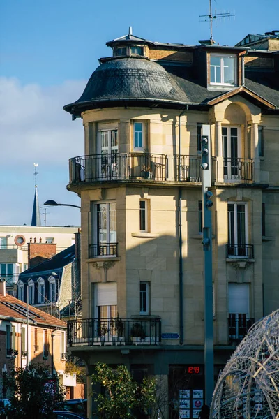 Reims France Janvier 2021 Vue Façade Bâtiment Historique Situé Reims — Photo