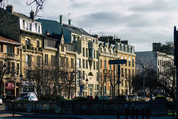 Reims Frankrike Januari 2021 Utsikt Över Fasaden Historisk Byggnad Belägen — Stockfoto