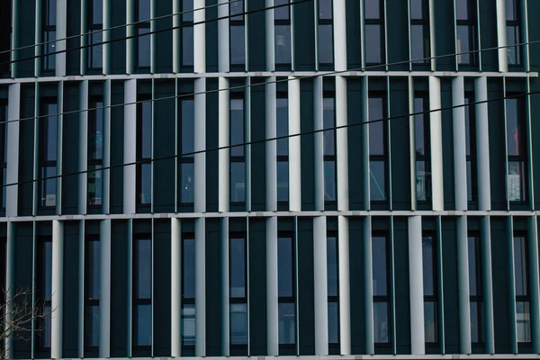 Реймс Франция Января 2021 Вид Фасад Современного Здания Расположенного Реймсе — стоковое фото