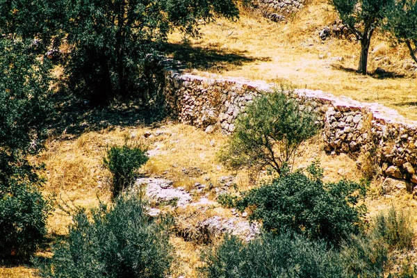 Panorama Uitzicht Heuvels Van Jeruzalem Witte Vallei Witte Bergrug Die — Stockfoto