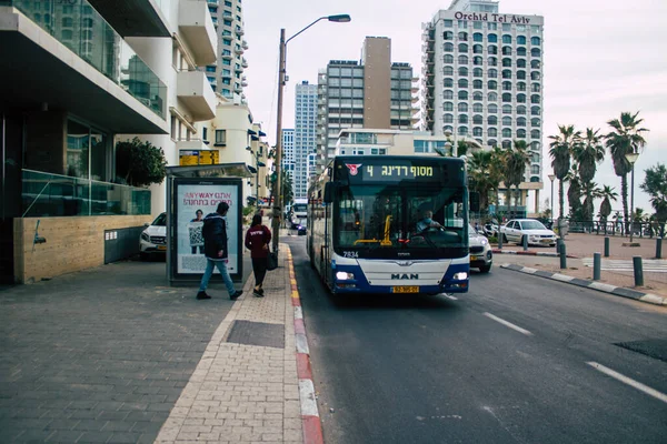 Tel Aviv Israël Février 2021 Vue Une Personne Israélienne Non — Photo