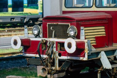 Reims şehir merkezindeki merkez tren istasyonuna park etmiş olan Antik Wladimir lokomotifi, 27 Şubat 2021 'de Fransa' yı yeniden canlandırdı.