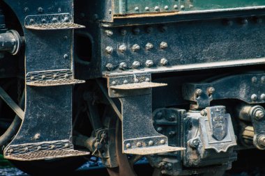 Reims şehir merkezindeki merkez tren istasyonuna park etmiş olan Antik Wladimir lokomotifi, 27 Şubat 2021 'de Fransa' yı yeniden canlandırdı.