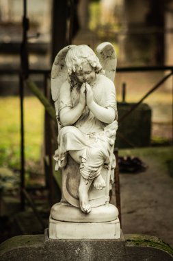 Reims France 04 Mart 2021 Kuzey Mezarlığı, 18. yüzyılın sonunda inşa edilmiş ve kentte kendilerini öne çıkaran vatandaşların çoğu kalıntıları içerir.