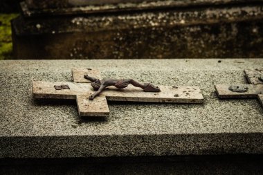 Reims France 04 Mart 2021 Kuzey Mezarlığı, 18. yüzyılın sonunda inşa edilmiş ve kentte kendilerini öne çıkaran vatandaşların çoğu kalıntıları içerir.