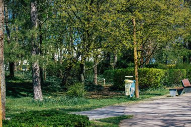 Coronavirus salgınının Fransa 'yı etkilediği 29 Mart 2021 tarihinde Fransa' yı Reims kentinin halk bahçesine yerleştirdi.