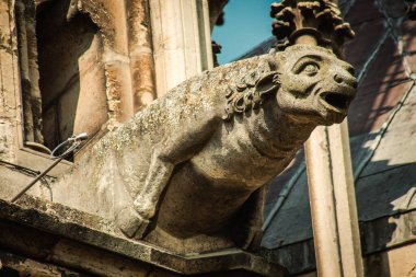 Fransa 'yı 20 Nisan 2021' de, Fransa 'nın Grand Est bölgesindeki tarihi bir eser olan Notre Dame de Reims katedralinin dış cephesine yerleştirdi.