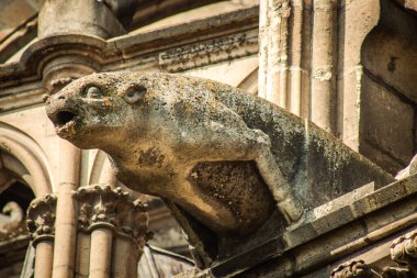 Fransa 'yı 20 Nisan 2021' de, Fransa 'nın Grand Est bölgesindeki tarihi bir eser olan Notre Dame de Reims katedralinin dış cephesine yerleştirdi.