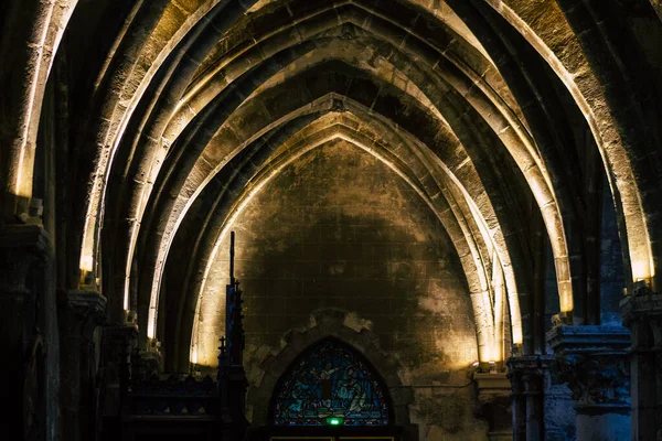 Reims France May 2021 Saint Jacques Church Built 12Th Century — Stock Photo, Image