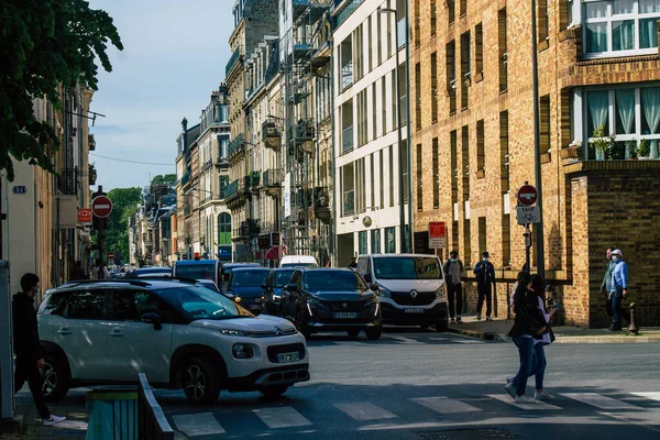 Reims Frankrijk Mei 2021 Stedelijk Landschap Van Stad Reims Een — Stockfoto