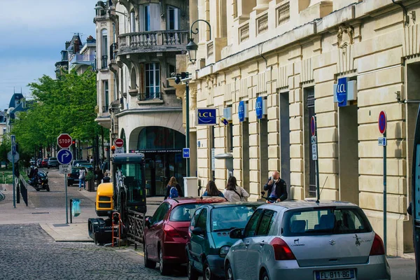 2021年5月28日法国Reims市的城市景观 这是法国大东部地区的一个城市 也是欧洲历史最悠久的城市之一 — 图库照片