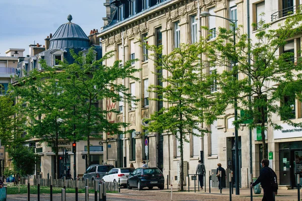 Reims Frankrijk Mei 2021 Stedelijk Landschap Van Stad Reims Een — Stockfoto