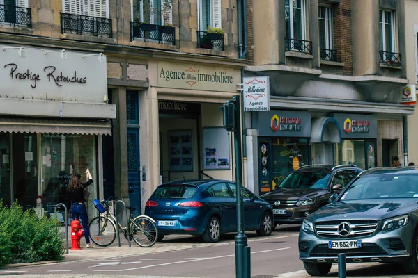 Reims Frankreich Mai 2021 Städtische Landschaft Der Stadt Reims Einer — Stockfoto