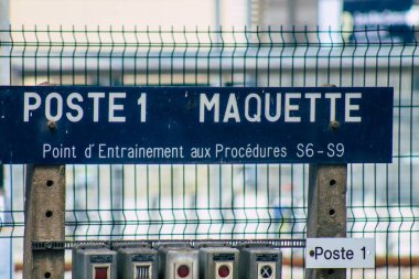 Reims Fransa 31 Mayıs 2021 Merkezi tren istasyonu Coronavirus salgını sırasında Fransa 'yı vurdu.