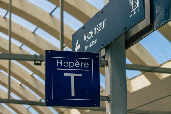 Reims Francia Maggio 2021 Stazione Ferroviaria Centrale Situata Nel Centro — Foto Stock