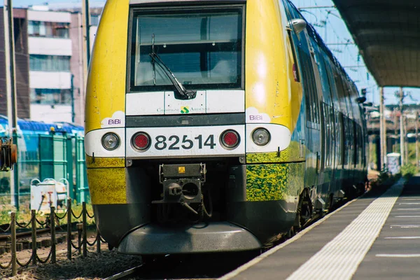 Reims Francia Maggio 2021 Stazione Ferroviaria Centrale Situata Nel Centro — Foto Stock